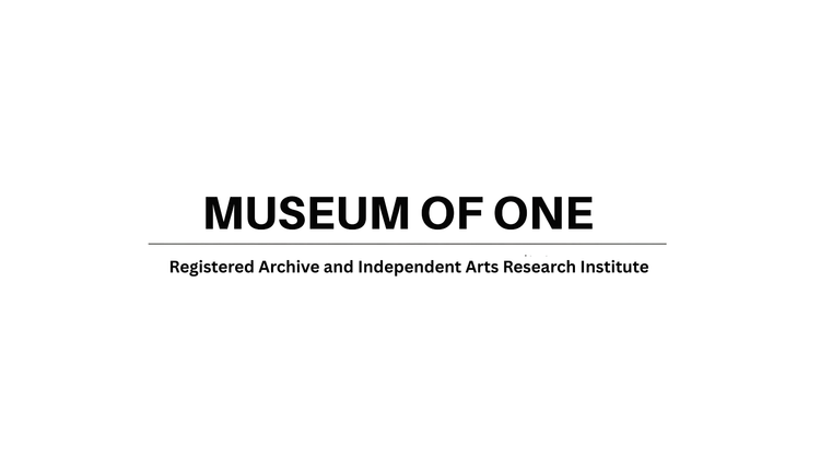 Museum of One, Registered Archive and Independent Arts Research Institute